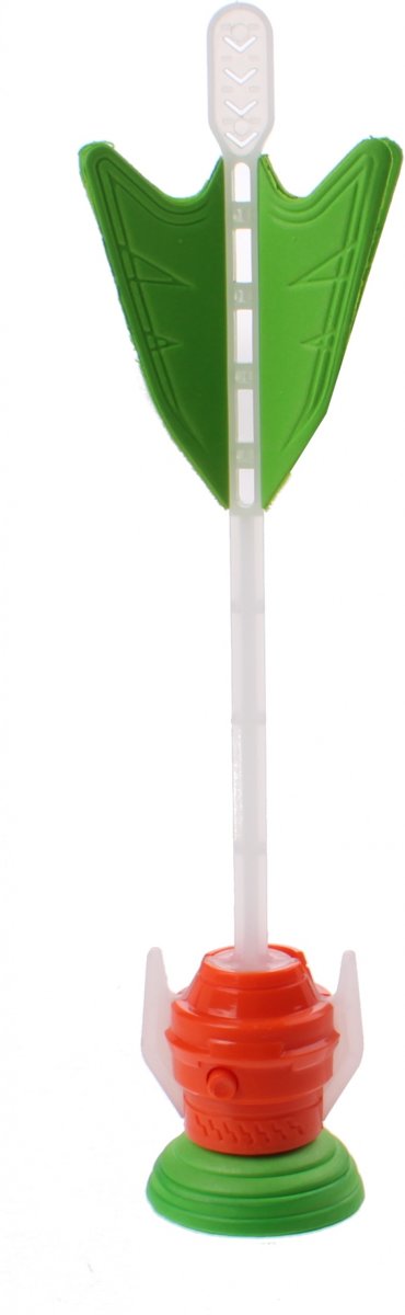 Jonotoys Raket Met Zuignap En Lichteffect 21 Cm Groen