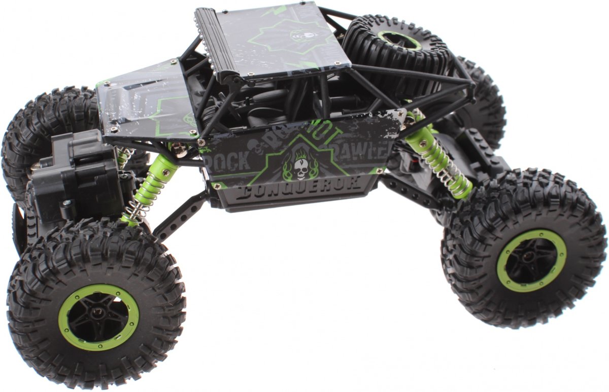 Jonotoys Rc Monstertruck 1:18 Rock Crawler 27 Cm Groen