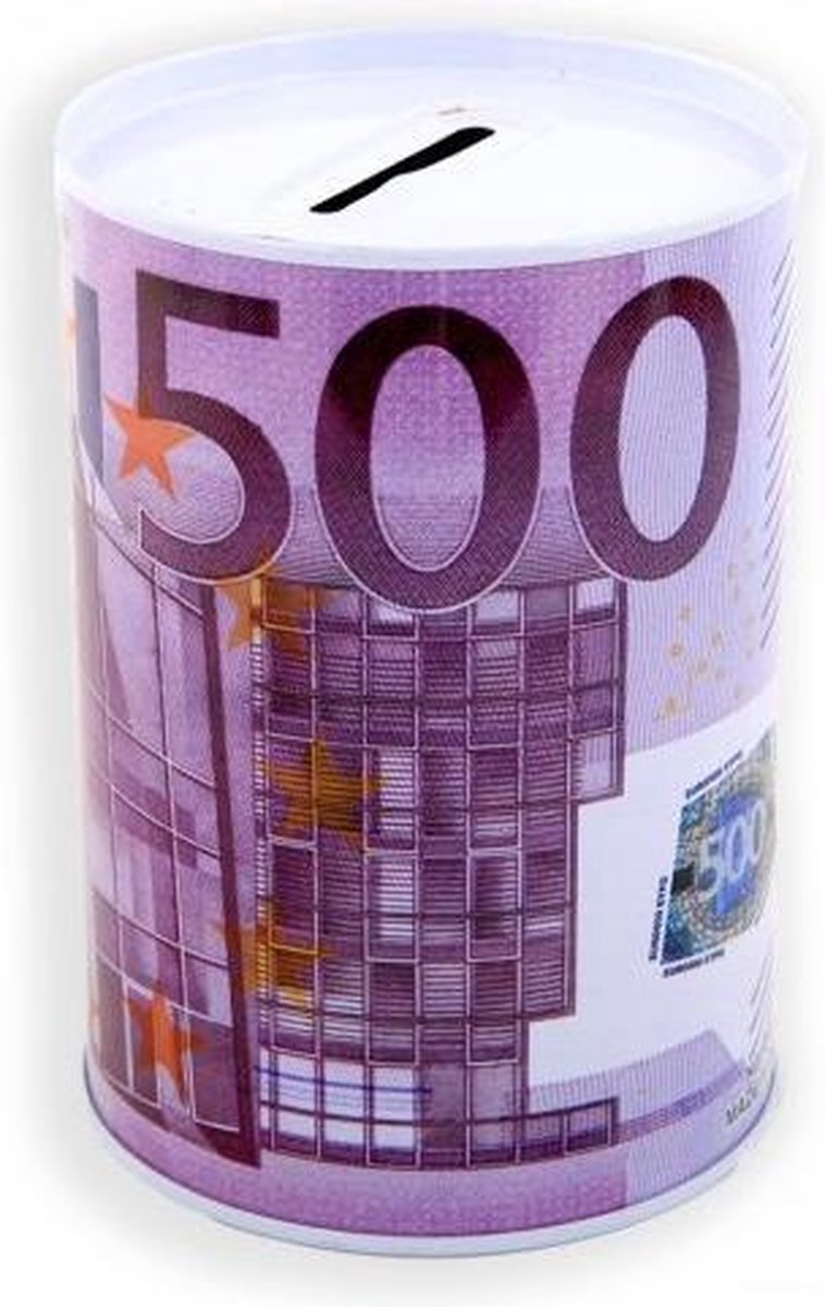 Jonotoys Spaarpot 500 Euro 12x8,5cm