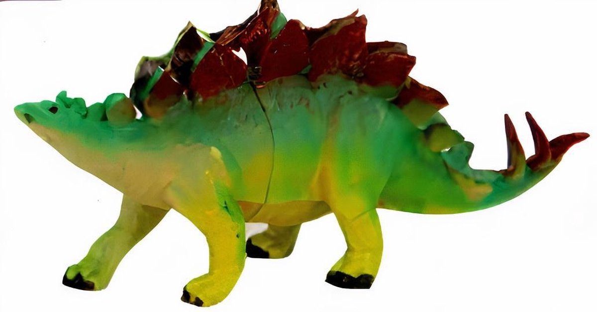 Jonotoys Speelfiguur Dinosaurus Stegosaurus 10 Cm Groen