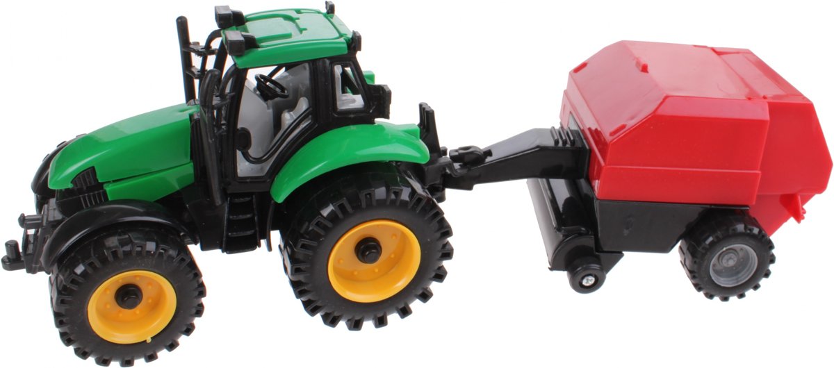 Jonotoys Tractor Met Maaier Groen 24 Cm