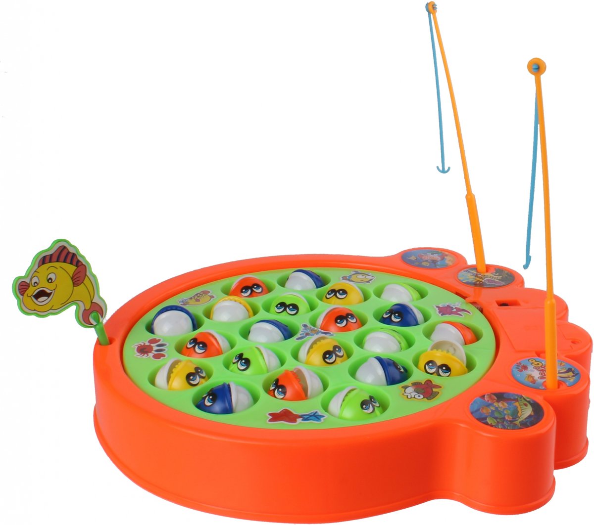 Jonotoys Visspel Let Go Fishing Oranje, Groen 50-delig