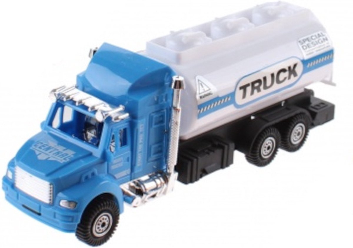 Jonotoys Vrachtwagen Central Truck Junior 17 Cm Blauw