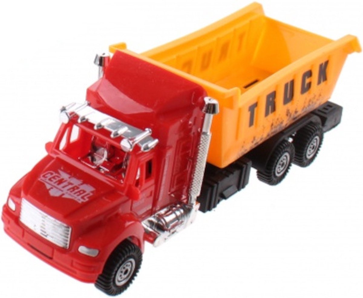 Jonotoys Vrachtwagen Central Truck Junior 17 Cm Rood