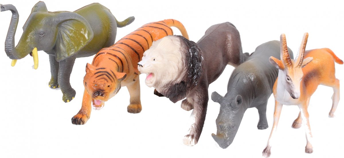 Jonotoys Wilde Dieren Animal Kingdom 5-delig