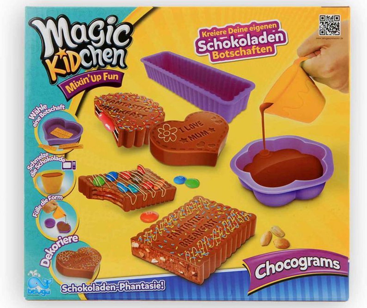 Magic Kitchen - Zelf chocolade maken - Creëer je eigen chocolade vorm - vanaf 4 jaar