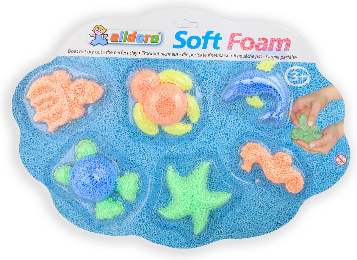 Soft foam zeedieren