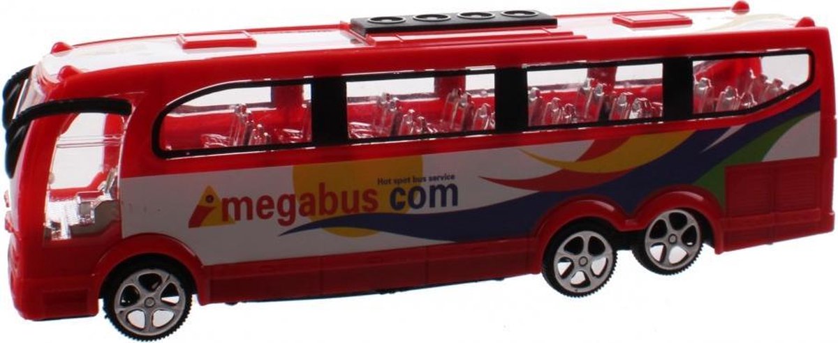 personenbus Public Bus jongens 24 cm rood