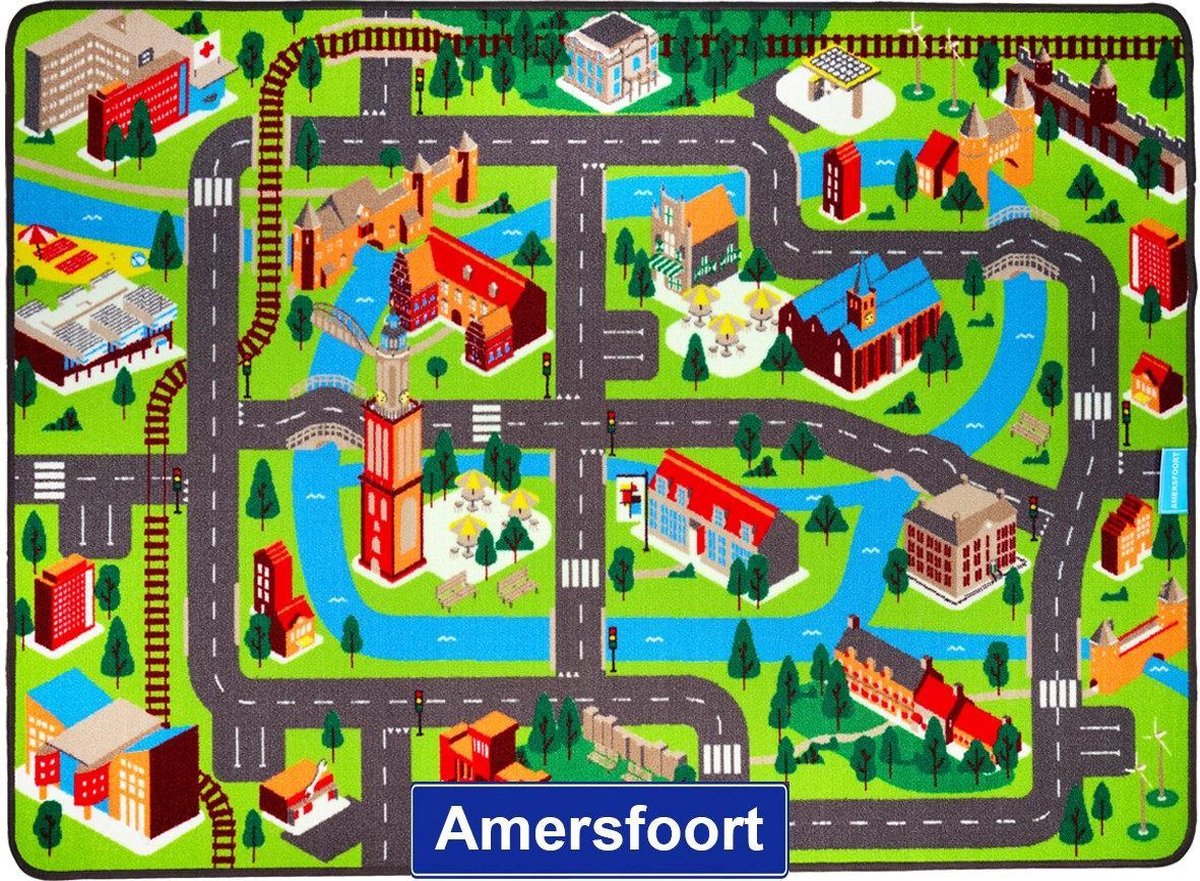 Jouw Speelkleed Amersfoort - Verkeerskleed - Speeltapijt