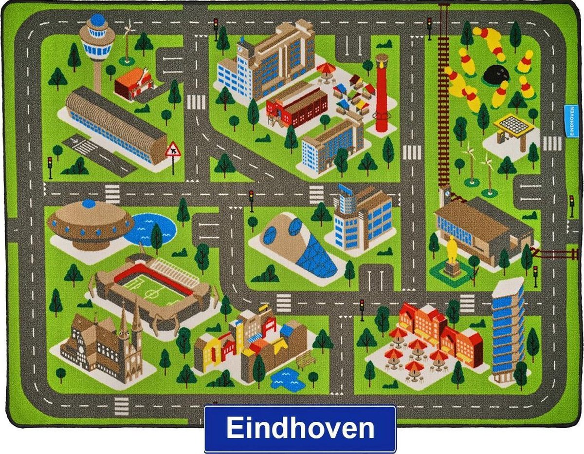 Jouw Speelkleed Eindhoven - Verkeerskleed - Speeltapijt