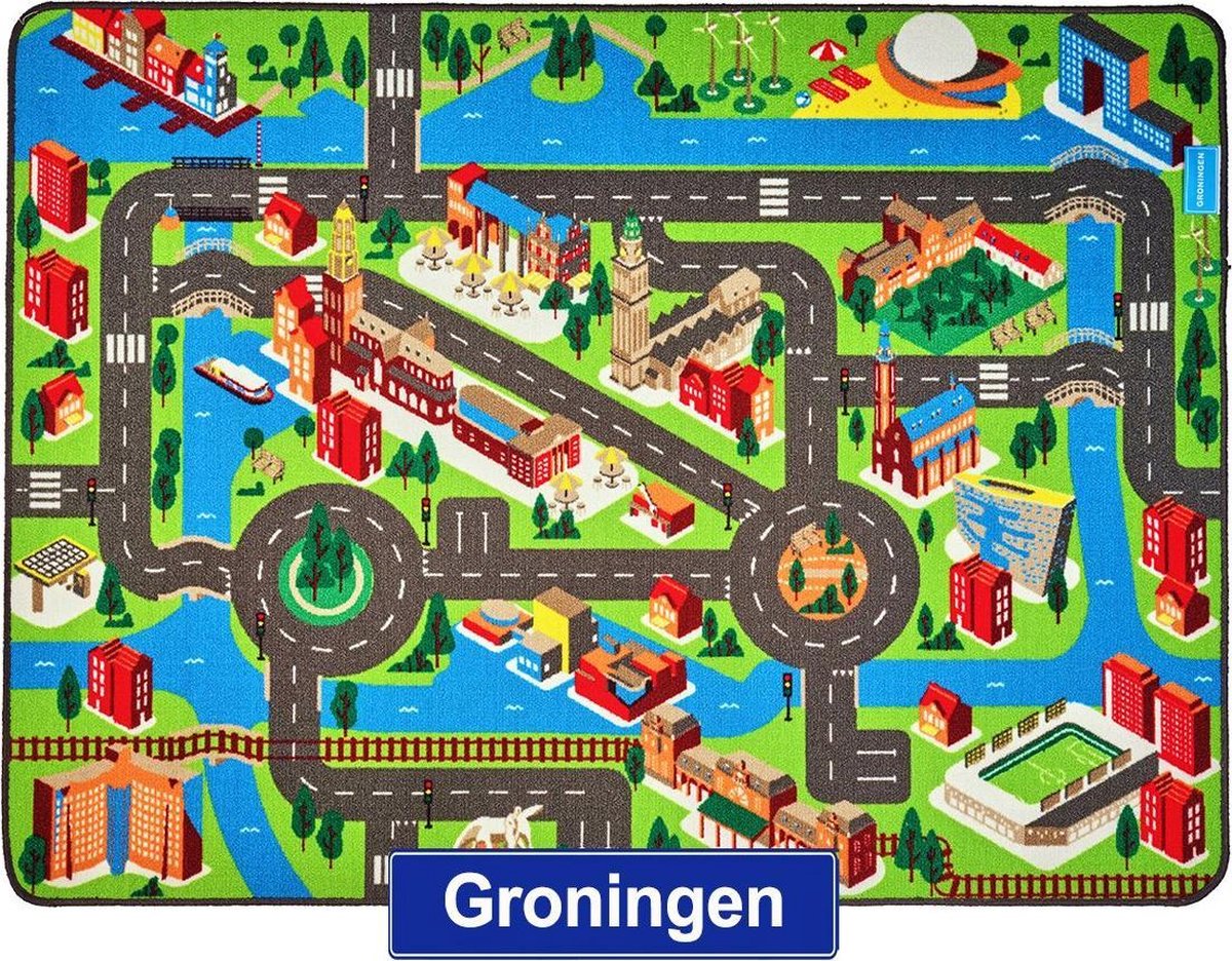   Groningen - Verkeerskleed - Speeltapijt