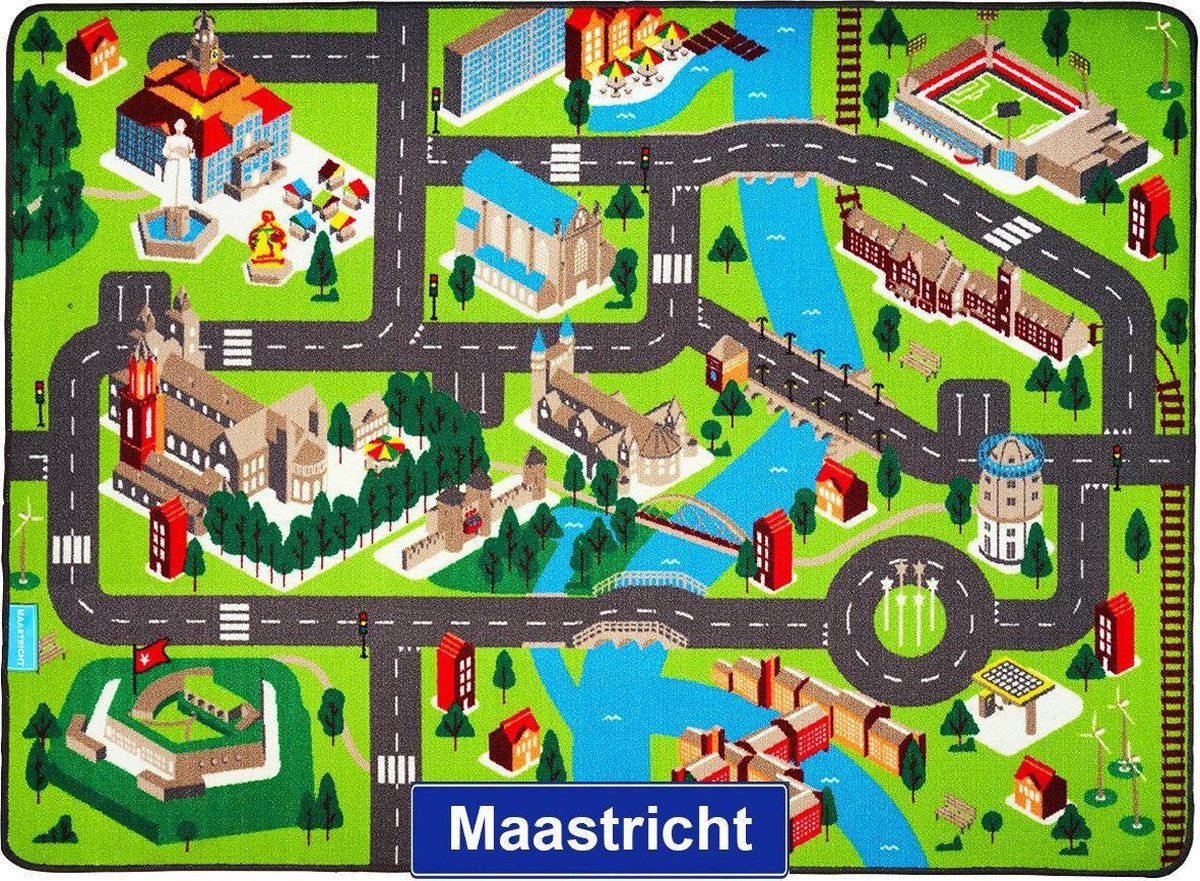 Jouw Speelkleed Maastricht - Verkeerskleed - Speeltapijt