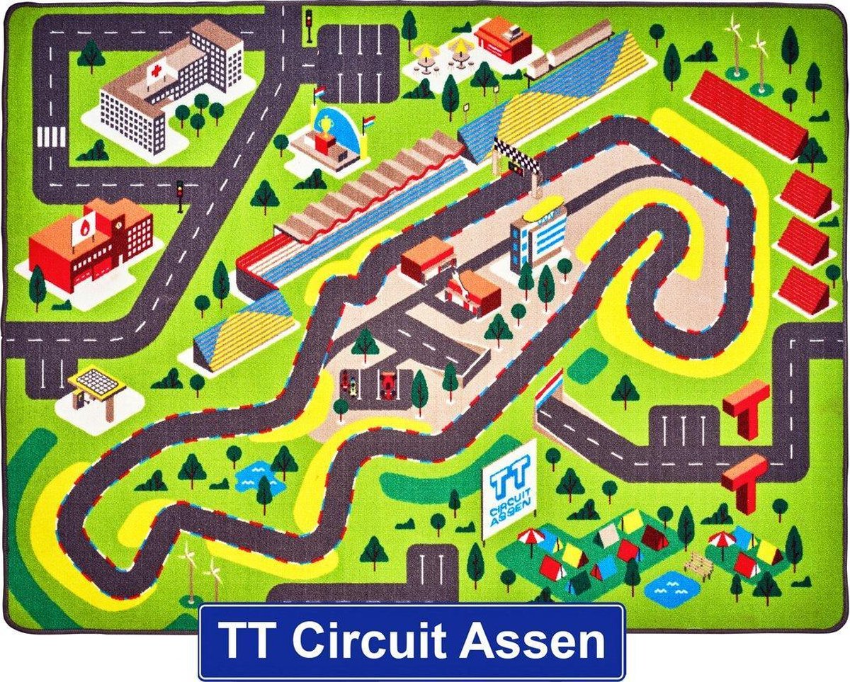   TT Circuit Assen - Verkeerskleed - Speeltapijt