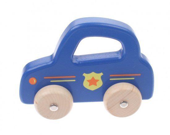 Joueco Houten auto blauw