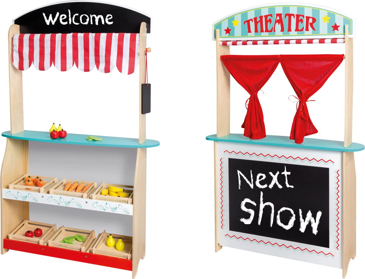   2 in 1 Theater en winkel met Accessoires