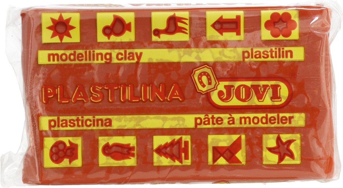 Jovi Modelleerklei Junior 50 Gram Klei Bruin