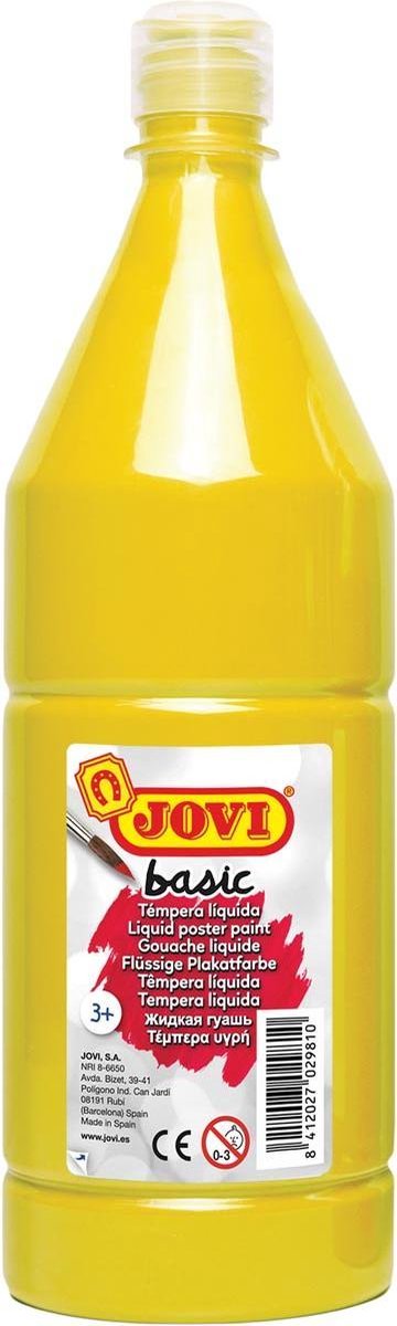 Jovi plakkaatverf, fles van 1000 ml, geel