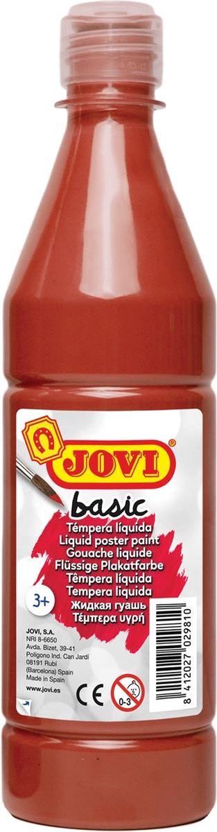 Jovi plakkaatverf, fles van 500 ml, bruin