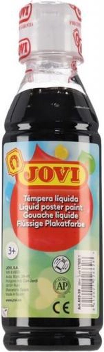 plakkaatverf junior 250 ml zwart