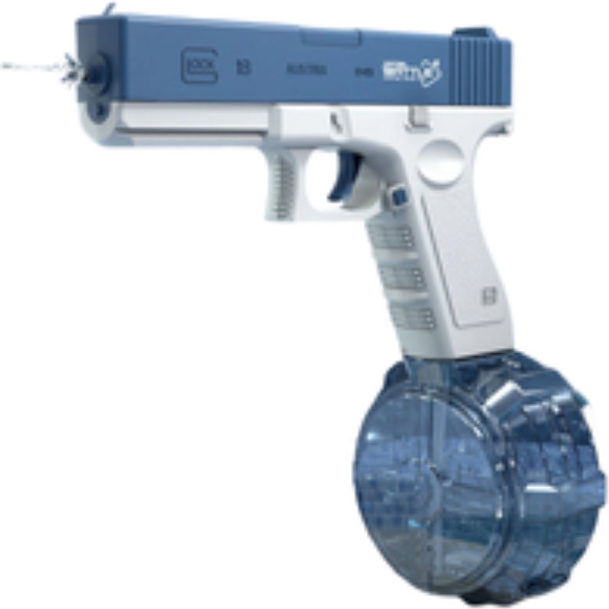 Watergun - waterpistool elektrisch - elektrische watergun - usb oplaadbaar - lek vrij - blauw - krachtig