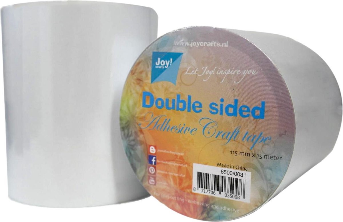 Joy!Crafts - Dubbelzijdig zelfklevend hobby tape 115 mm x 15 meter