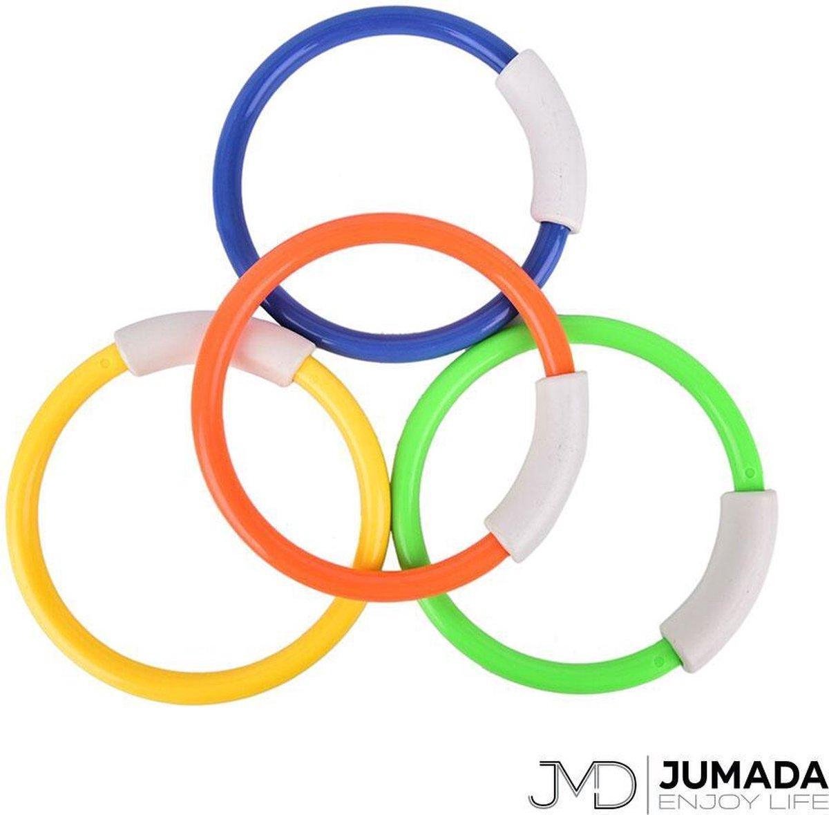 Jumadas Duikring - Opduikmaterialen - Duikspeeltje - Ring voor het zwembad - Rood