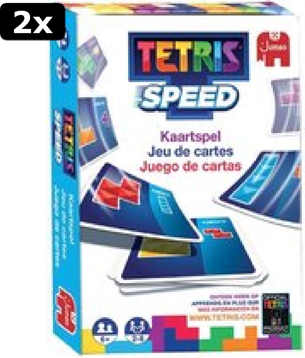 2x Jumbo Tetris Speed - Kaartspel