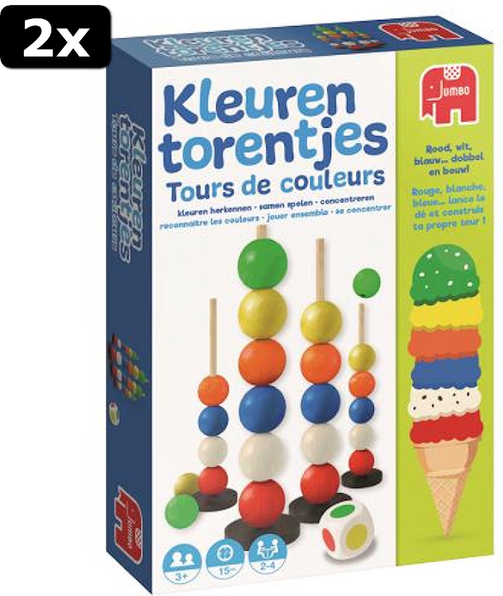 2x Kleurentorentjes