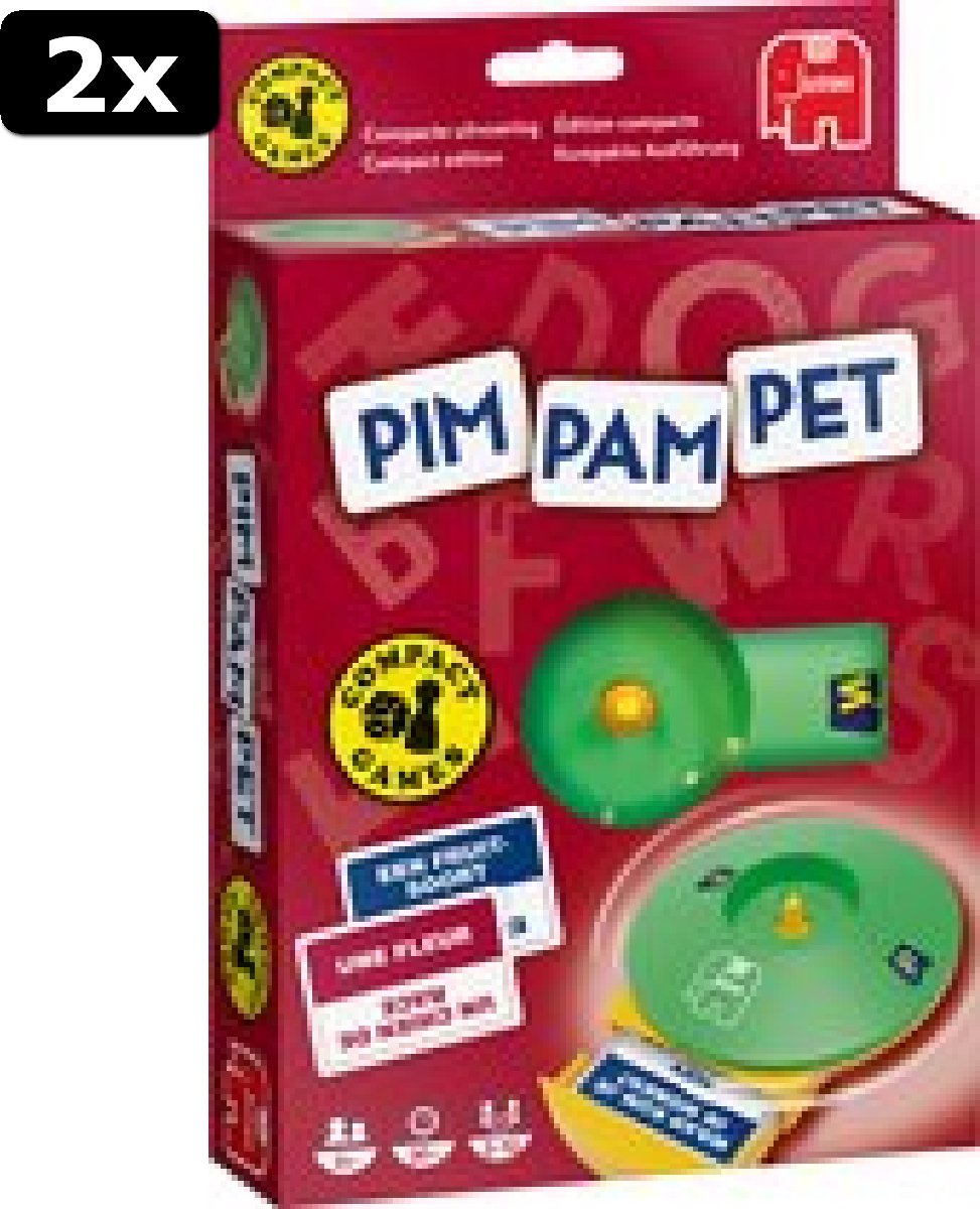 2x Pim Pam Pet Reiseditie - Compact Reisspel