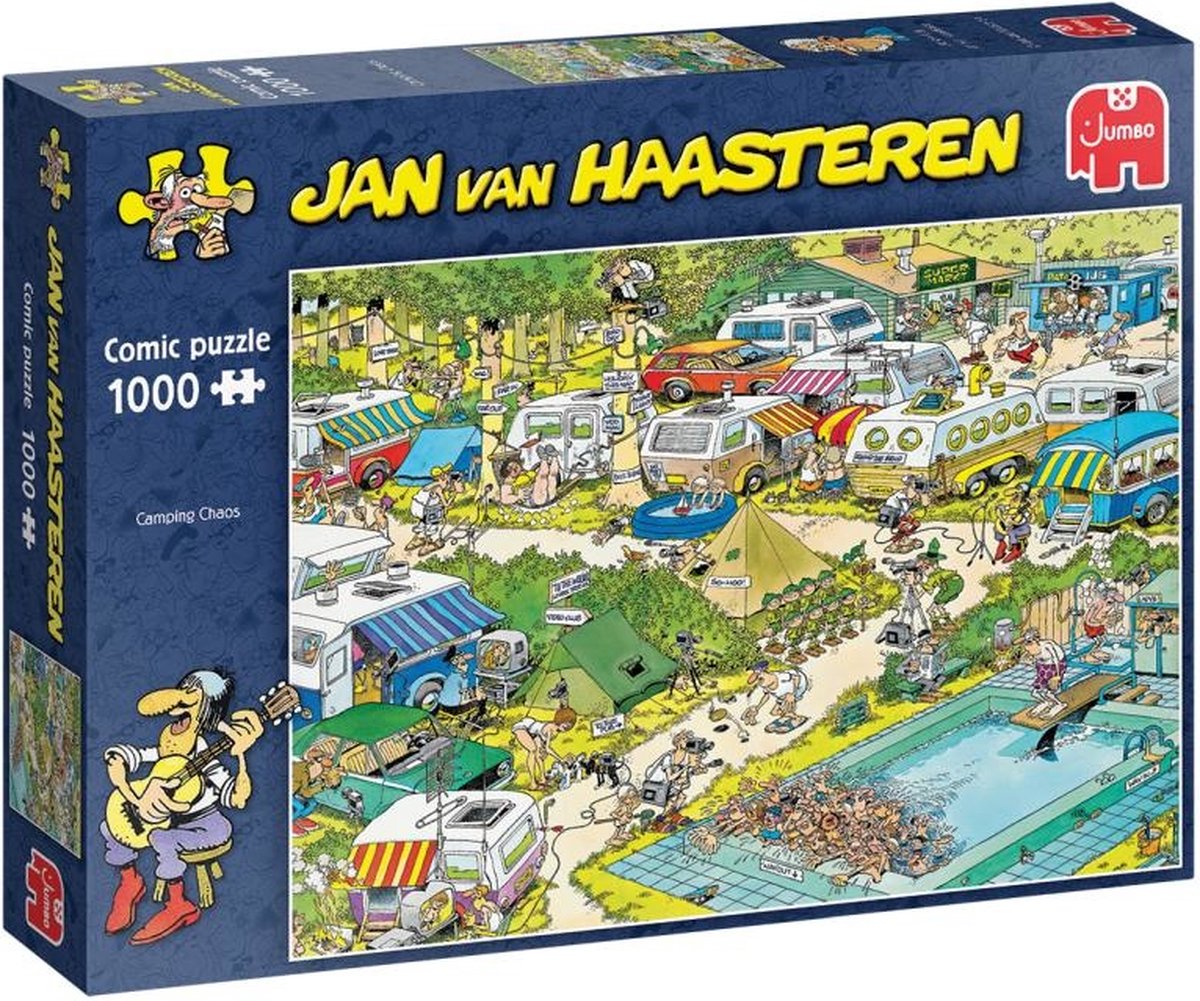 Camping Chaos - Jan van Haasteren Puzzel 1000 Stukjes