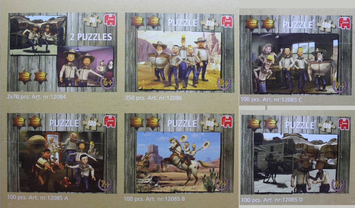 Complete Suske En Wiske Puzzel Collectie 6 stuks Mega Voordeelprijs