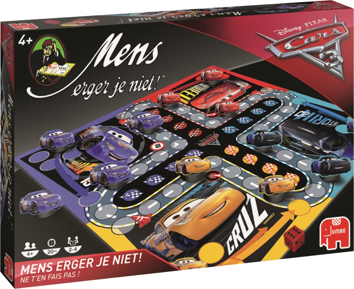 Disney Cars 3 Mens Erger Je Niet!