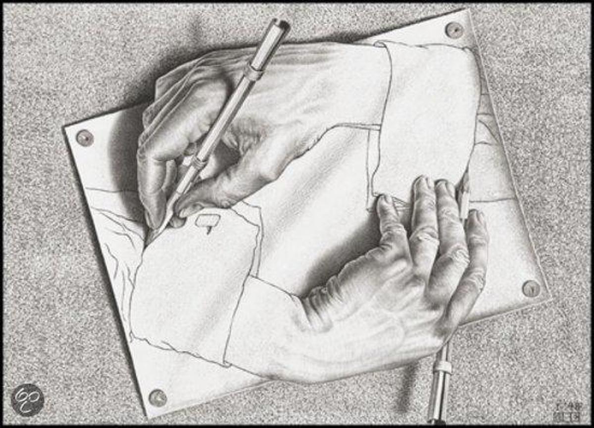 Escher Drawing Hands