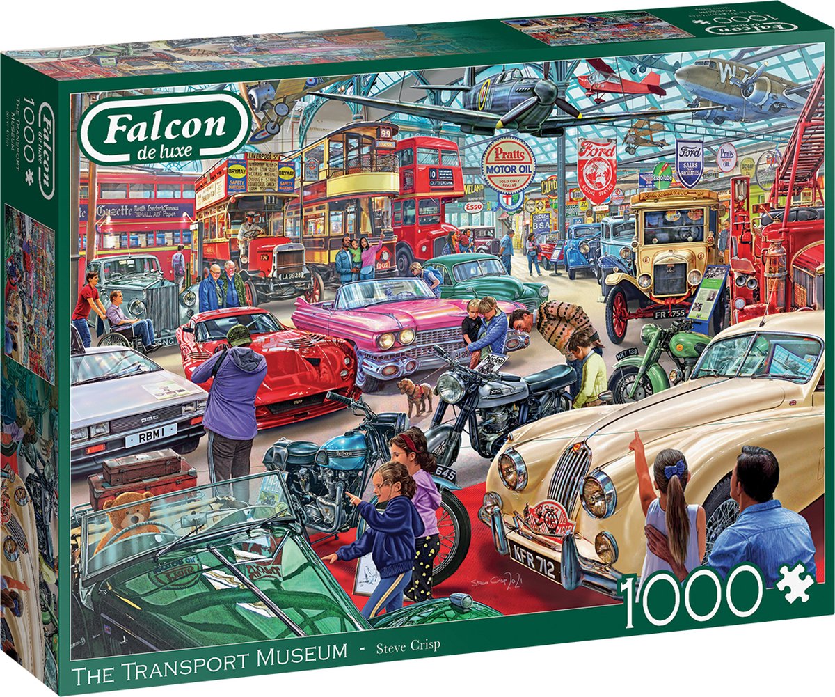 Falcon de luxe The Transport Museum 1000 stukjes - Legpuzzel voor volwassenen