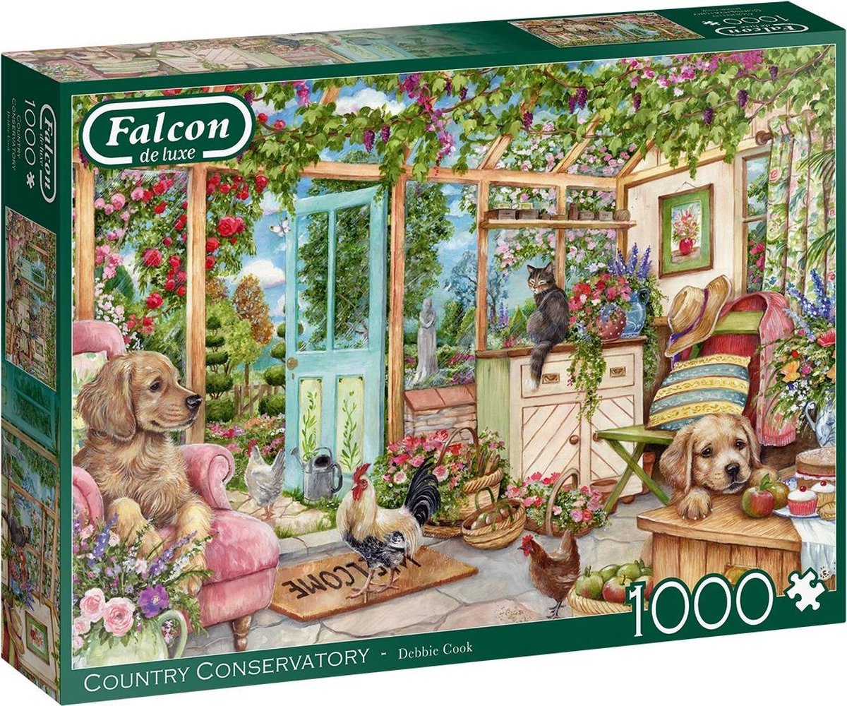 Falcon puzzel Country Conservatory - Legpuzzel - 1000 stukjes