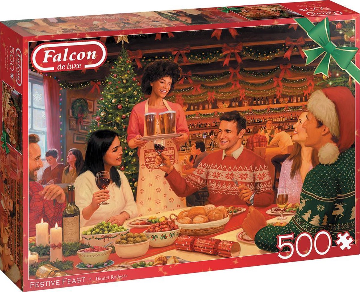 Falcon puzzel Festive Feast - Legpuzzel - 500 stukjes