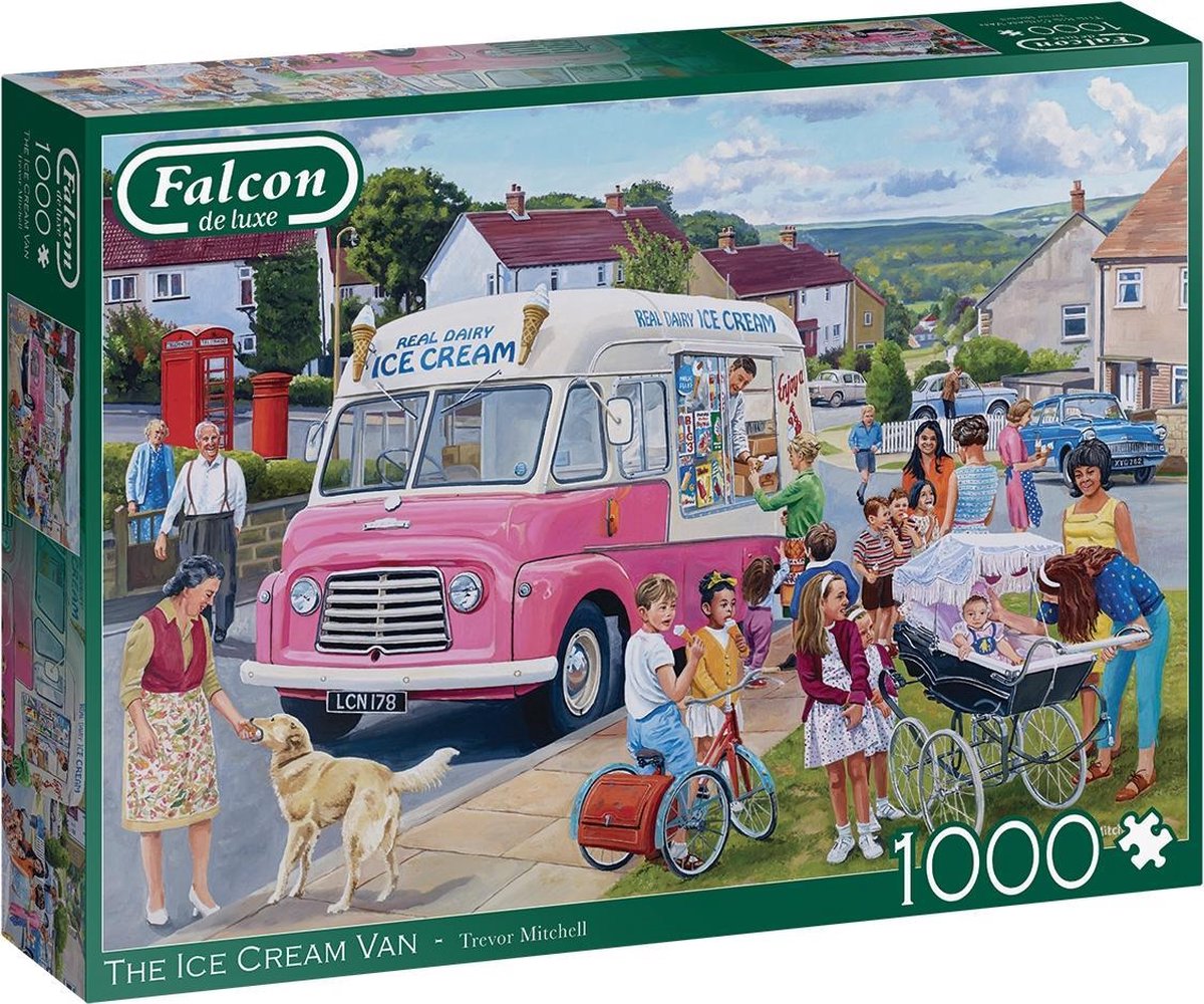 Falcon puzzel The Ice Cream Van - Legpuzzel - 1000 stukjes