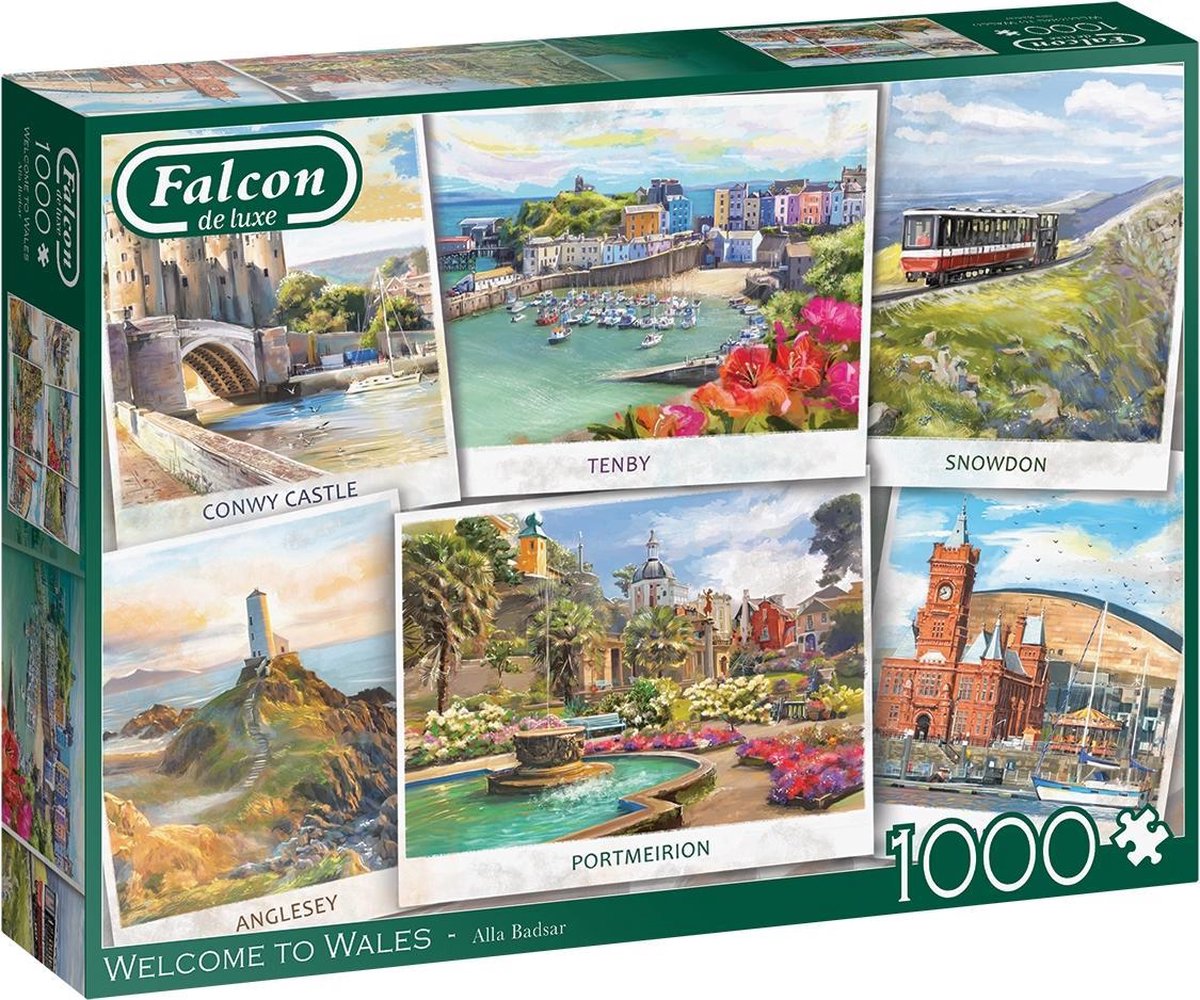 Falcon puzzel Welcome to Wales - Legpuzzel - 1000 stukjes