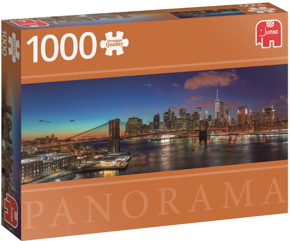 Hudson Bridge New York Premium Quality - Puzzel 1000 stukjes