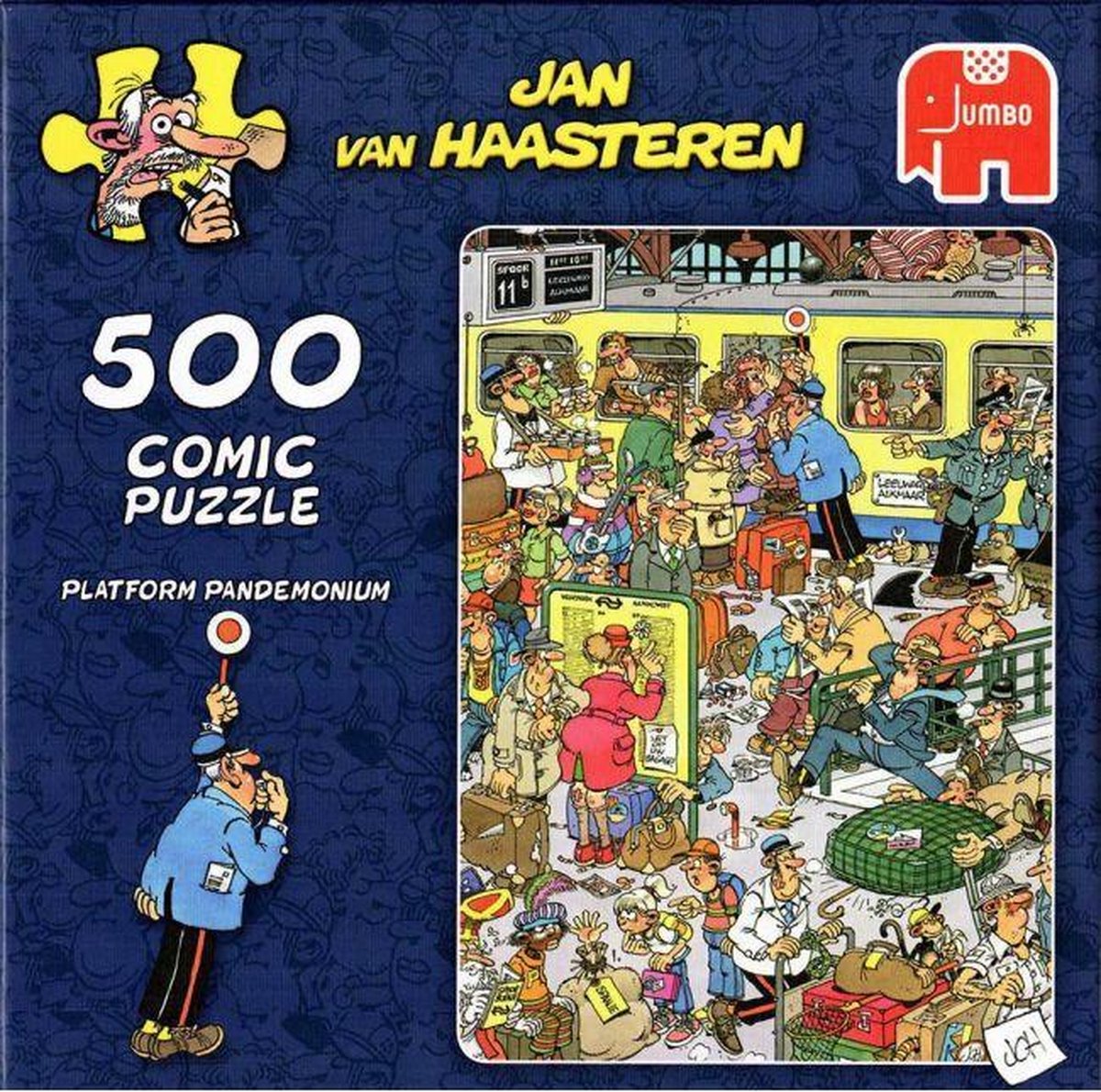 Jan van Haasteren - Platform Pandemonium - puzzel 500 stukjes