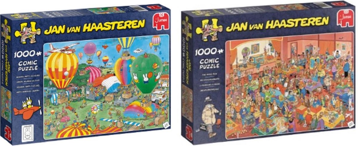 Jan van Haasteren Combo Nijntje en de Goochelbeurs (2x1000)