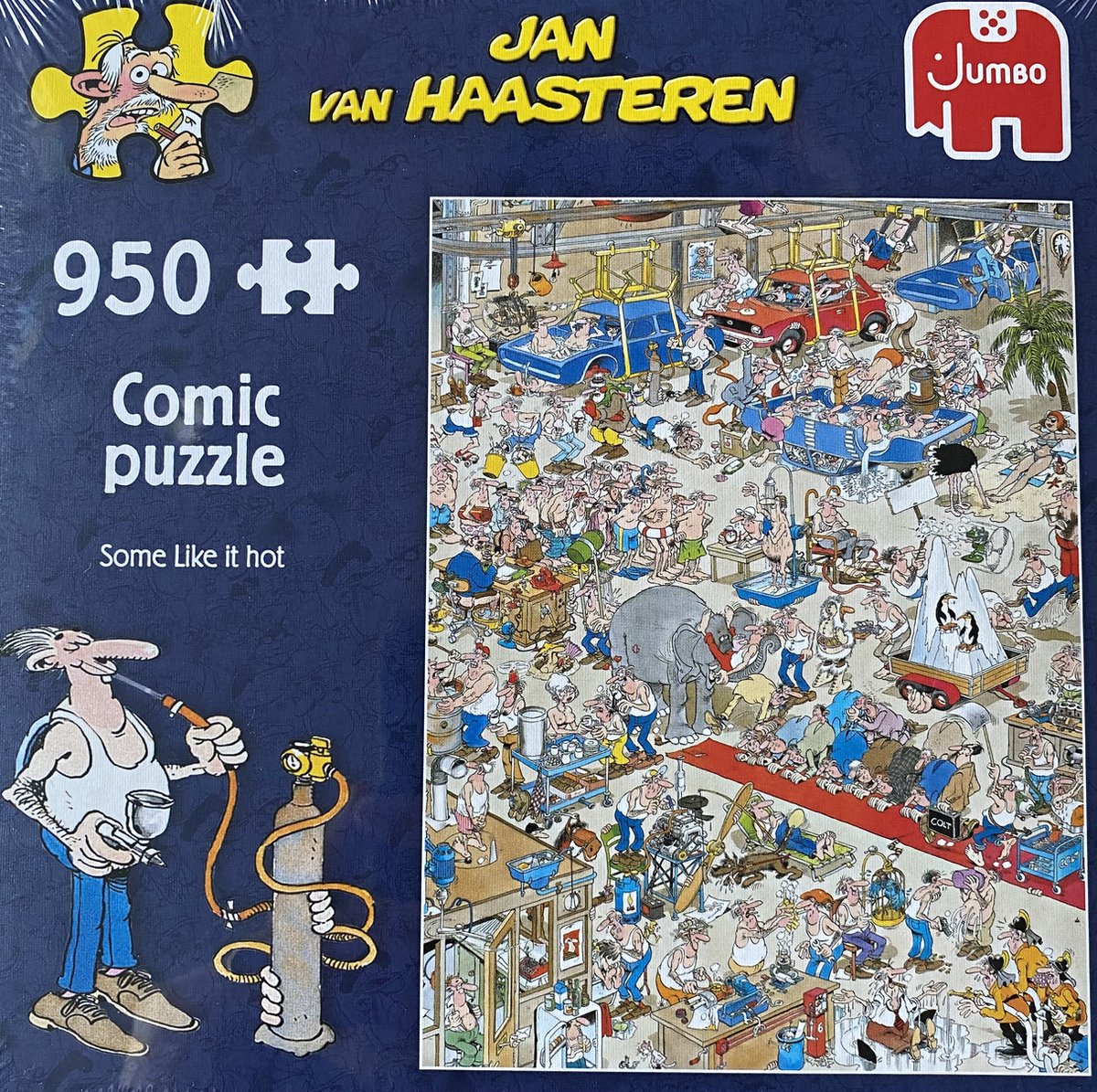 Jan van Haasteren   Some like it hot puzzel 950 stukjes Comic puzzle