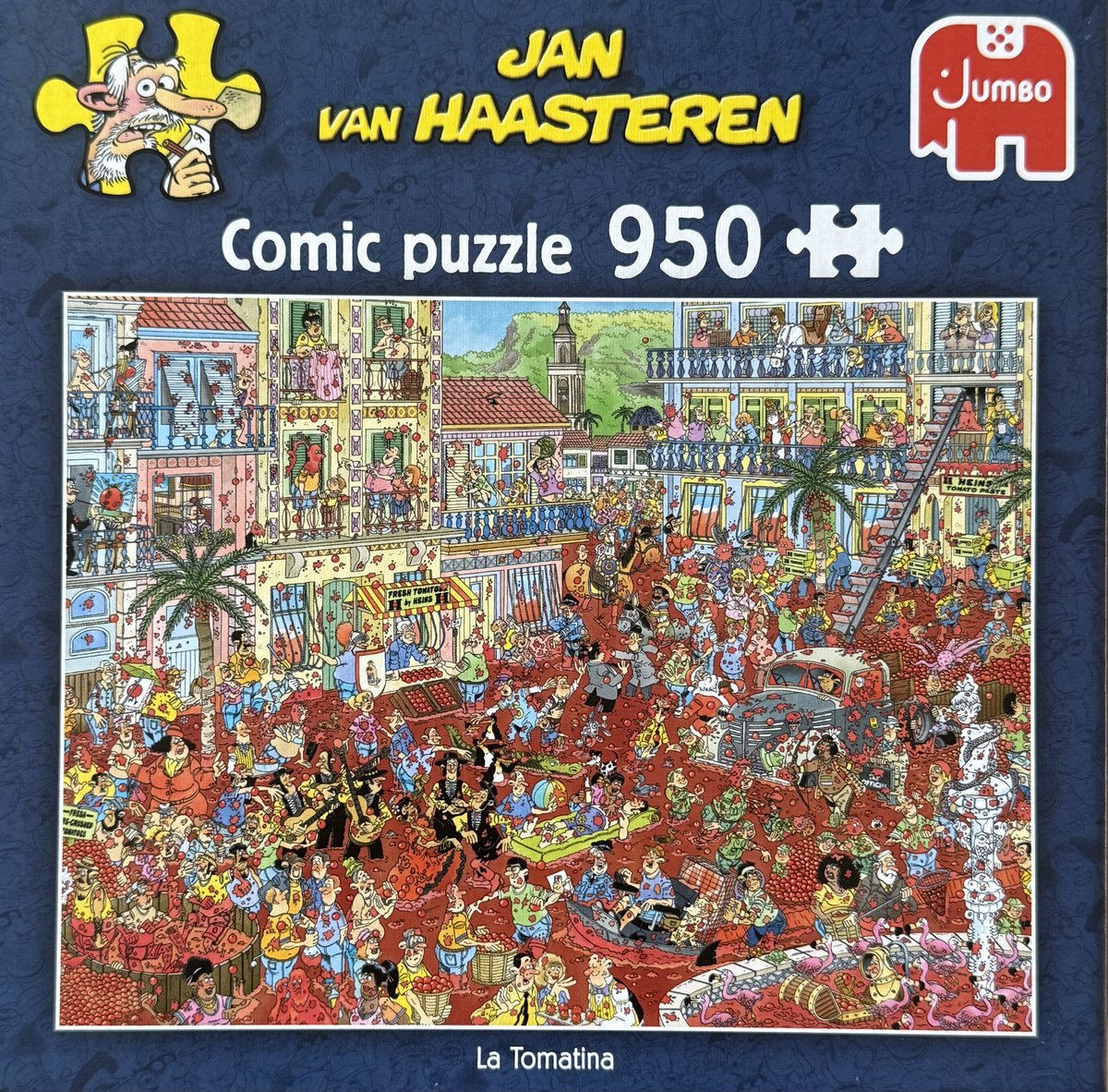 Jan van Haasteren comic puzzle 950 stukjes La tomatino puzzel   De Tomaat