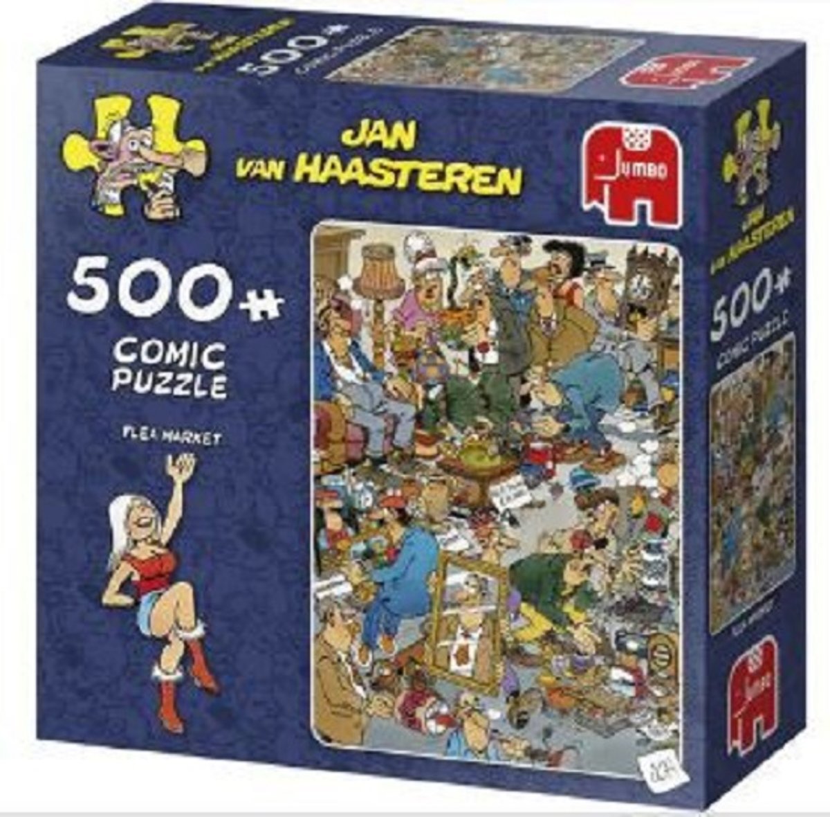 Jan van Haasteren flea market 500 stukjes