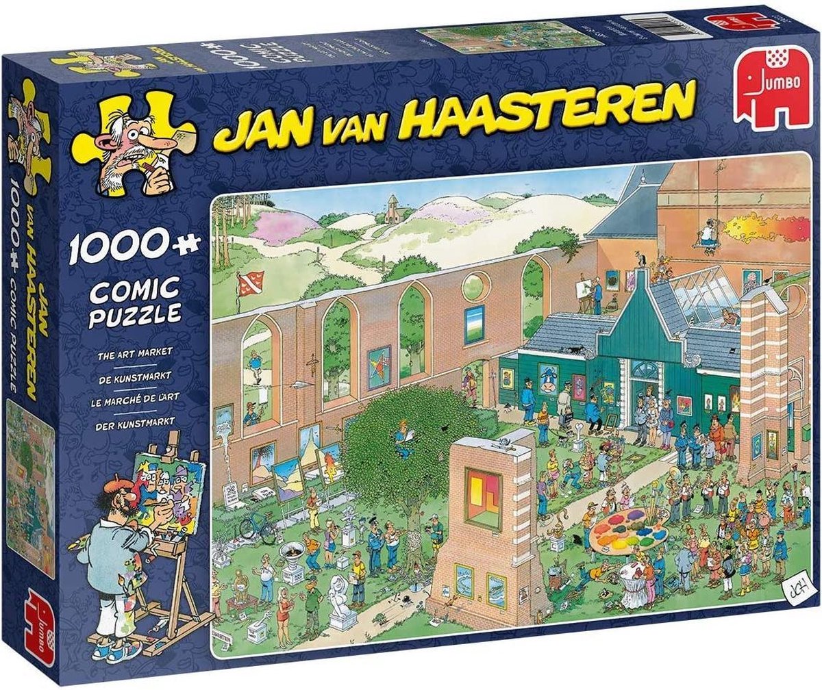 Jigsaw Jan Van Haasteren-Art Market Puzzle 1000