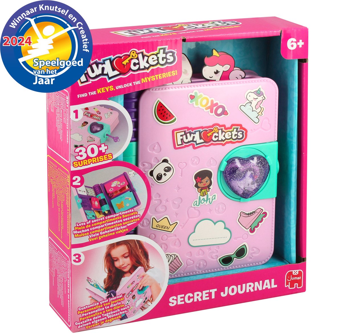   - FunLockets - Secret Journal - Dagboek meisjes - Vanaf 6 jaar