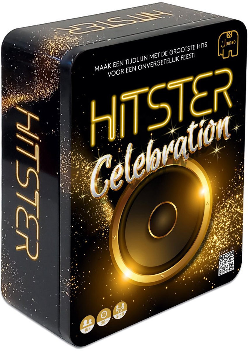   - Hitster - Celebration -   met muziek - Vanaf 16 jaar - Muziekspel - Luxe editie