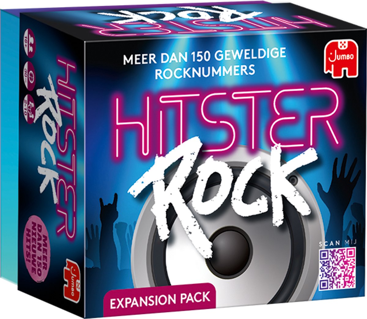   - Hitster – Rock - Uitbreidingsset - Partyspel - Actiespel - Muziekspel voor volwassenen - 16+ jaar