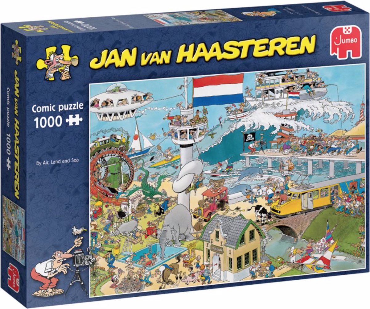   - Ter land ter zee en in de lucht - Jan van Haasteren - legpuzzel 1000 stukjes