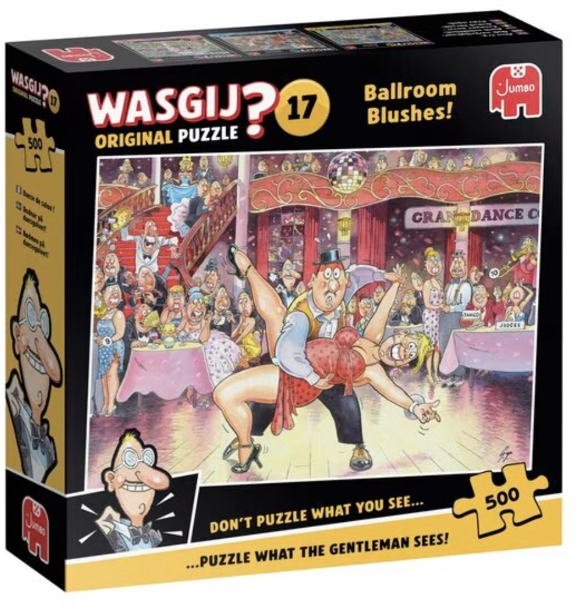   - Wasgij 17 Original - Ballroom Blushes! - Balzaal Bloost - 500 stukjes - Legpuzzel